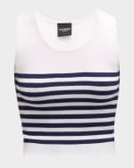 Image 1 of 6: Le Superbe Tanks A Lot Stripe Tank Top