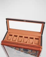 Image 5 of 6: Bey-Berk Monty 12-Watch Winder and 6-Watch Storage
