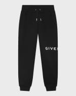 Image 3 of 3: Givenchy Girl's Logo-Print Sweatpants, Size 4-5