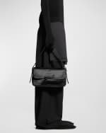 Image 2 of 5: Balenciaga Leopolda Distressed Satin Pochette Shoulder Bag