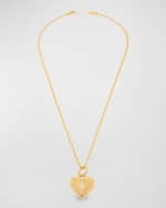 Image 1 of 2: Balenciaga Amour Heart Necklace