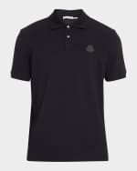 Image 1 of 6: Moncler Men's Small Logo Polo Shirt
