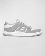 Image 1 of 5: Amiri Men's Shimmer Skel Low-Top Sneakers