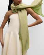 Image 2 of 3: Bindya Accessories Two-Tone Wool Scarf