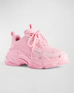 Image 3 of 4: Balenciaga Triple S Velvet Trainer Sneakers