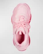 Image 4 of 4: Balenciaga Triple S Velvet Trainer Sneakers