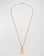 Image 1 of 4: Balenciaga Keyholder Thin Honey Necklace
