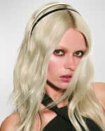 Image 3 of 3: Balmain Hair Acetate Small Headband with Logo Detail