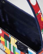 Image 4 of 4: STAUD Tommy Beaded Shoulder Bag