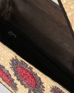 Image 4 of 4: STAUD Tommy Beaded Shoulder Bag