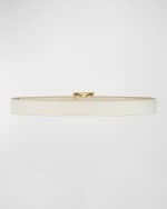 Image 3 of 5: Givenchy Baroque 4G Reversible Leather Belt