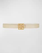 Image 1 of 5: Givenchy Baroque 4G Reversible Leather Belt