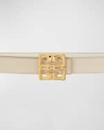 Image 5 of 5: Givenchy Baroque 4G Reversible Leather Belt