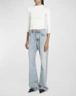 Image 2 of 6: Balenciaga Low Waist Straight Pants