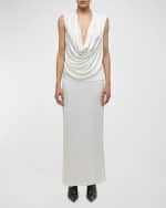 Image 5 of 5: Helmut Lang Fluid Jersey Maxi Skirt