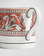 Image 4 of 5: Wedgwood Florentine Salmon Mug, 11 oz