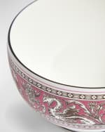 Image 3 of 3: Wedgwood Florentine Fuchsia Rice Bowl