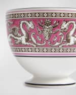 Image 3 of 5: Wedgwood Florentine Fuchsia Teacup & Saucer, 6.1 oz.