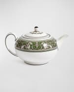 Image 2 of 4: Wedgwood Florentine Verde Teapot, 27 oz.
