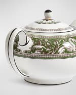 Image 4 of 4: Wedgwood Florentine Verde Teapot, 27 oz.