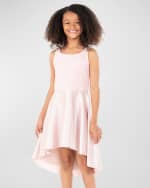 Image 1 of 4: Zoe Girl's Khloe Ballerina High Low Dress, Size 7-16