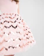 Image 4 of 5: Zoe Girl's Maya Knit Sequin Dress, Size 7-16