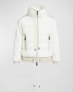 Image 1 of 6: Moncler Grenoble Teddy Fleece Puffer Jacket