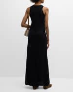 Image 4 of 6: Toteme Layered Knit Maxi Tank Dress