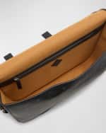 Image 3 of 4: MCM Men's Aren Visetos Monogram Canvas Messenger Bag