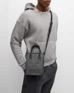 Image 2 of 6: MCM Men's Himmel Lauretos Mini Tote Bag