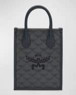 Image 1 of 6: MCM Men's Himmel Lauretos Mini Tote Bag