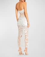 Image 2 of 5: Retrofete Mischa Sequin-Embellished Sleeveless Midi Dress