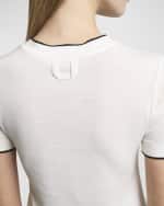 Image 4 of 6: Jacquemus Contrast Tipping T-Shirt