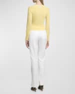 Image 3 of 5: Jacquemus Soglia Mock-Neck Cashmere Sweater