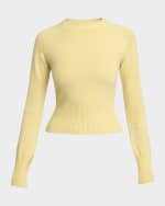 Image 1 of 5: Jacquemus Soglia Mock-Neck Cashmere Sweater