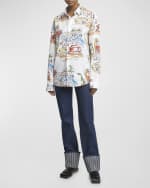 Image 2 of 6: Jacquemus Simon Printed Button Down Blouse