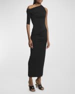 Image 4 of 5: Jacquemus Long Draped Dress