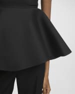Image 5 of 5: Jacquemus Spalla Peplum Wool Top