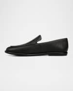 Image 2 of 5: Vince Men's Hann Leather Slip-On Loafers