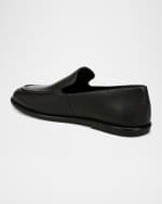 Image 4 of 5: Vince Men's Hann Leather Slip-On Loafers