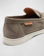 Image 4 of 6: Rodd & Gunn Men's Moana Soft Suede Penny Loafers