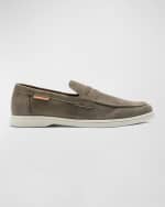 Image 1 of 6: Rodd & Gunn Men's Moana Soft Suede Penny Loafers