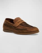 Image 5 of 6: Rodd & Gunn Men's Gisborne Leather Huarache Penny Loafers