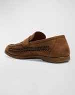 Image 3 of 6: Rodd & Gunn Men's Gisborne Leather Huarache Penny Loafers
