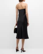 Image 4 of 6: Salon 1884 Palma Strapless Silk Midi Dress