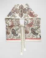 Image 1 of 5: Etro Paisley Quilted Wool-Blend Scarf