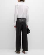 Image 4 of 6: Co Fitted Button-Down Cotton Shirt