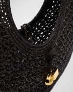 Image 3 of 4: Jacquemus Le Rond Raffia Tote Bag