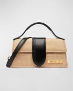 Image 1 of 4: Jacquemus Le Bambino Woven Top-Handle Bag