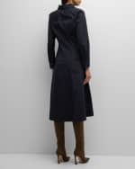 Image 4 of 6: Veronica Beard Goldie Midi Shirtdress